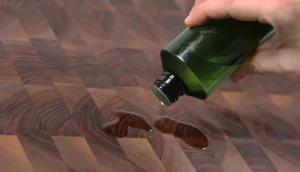 aceitado de tabla de cortar